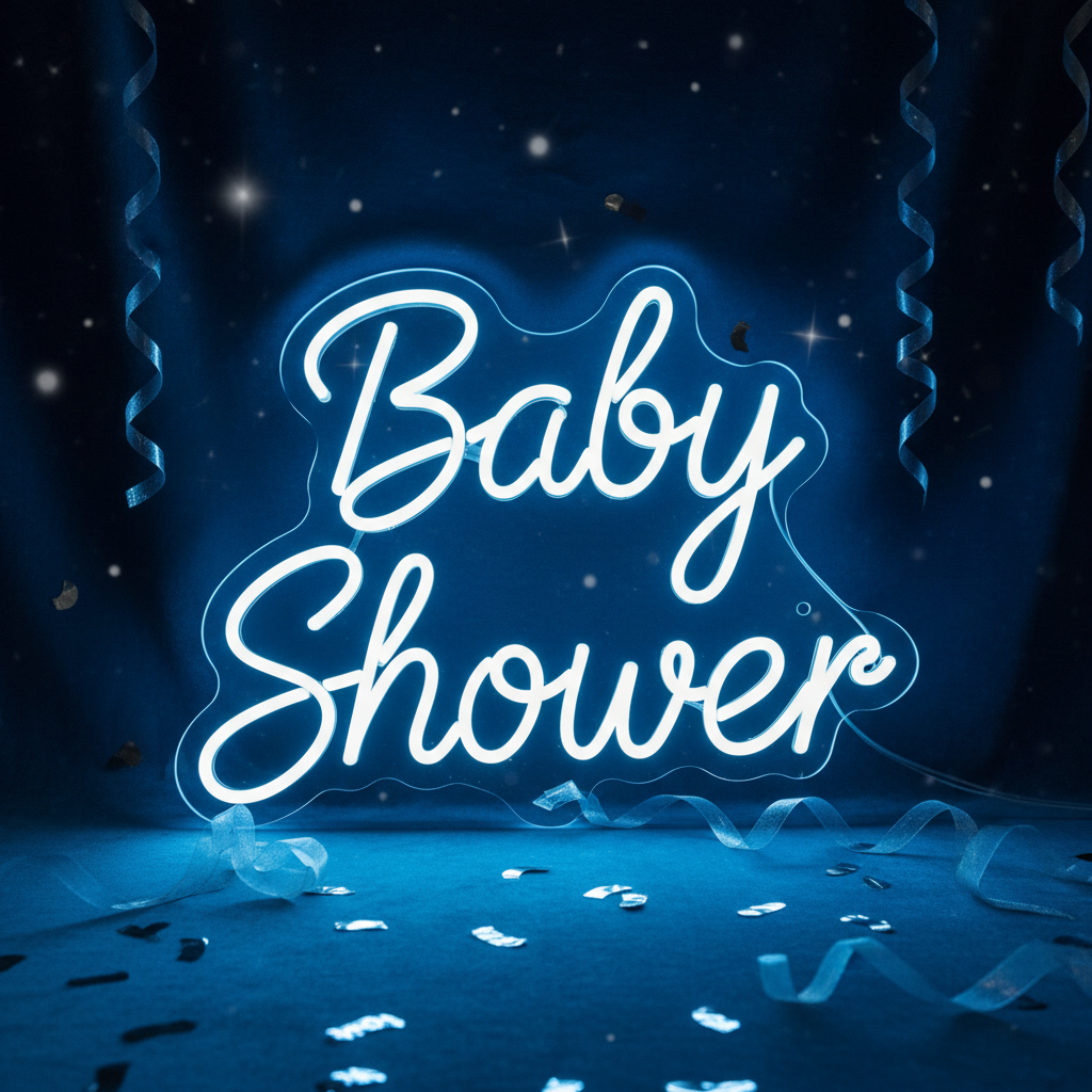 Scritta LED Baby Shower